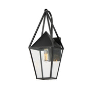 Bavaria 21" Outdoor Wall Sconce, Black Finish - Bees Lighting