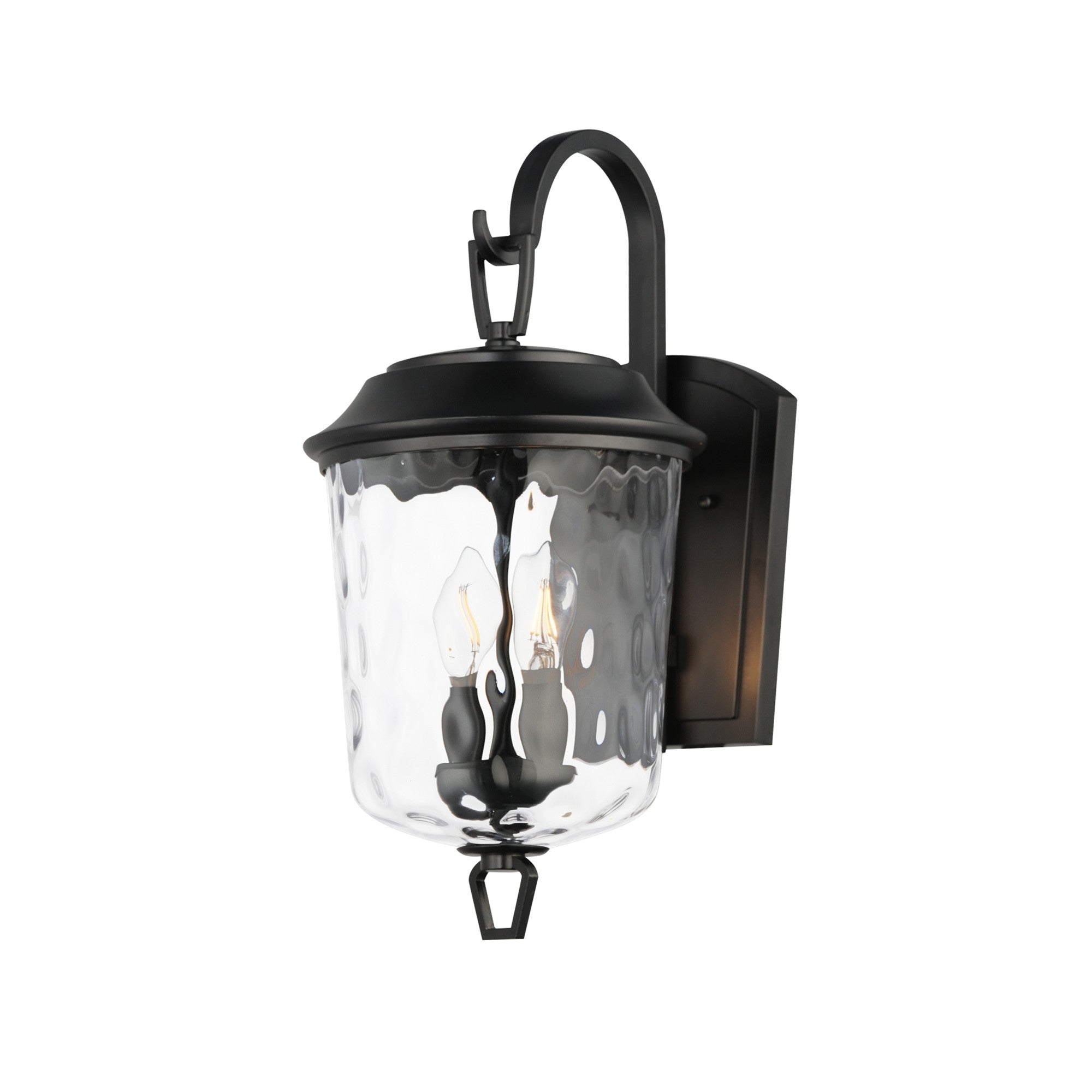 Prescott 18" 2-Light Outdoor Wall Sconce, Dark Bronze Finish - Bees Lighting