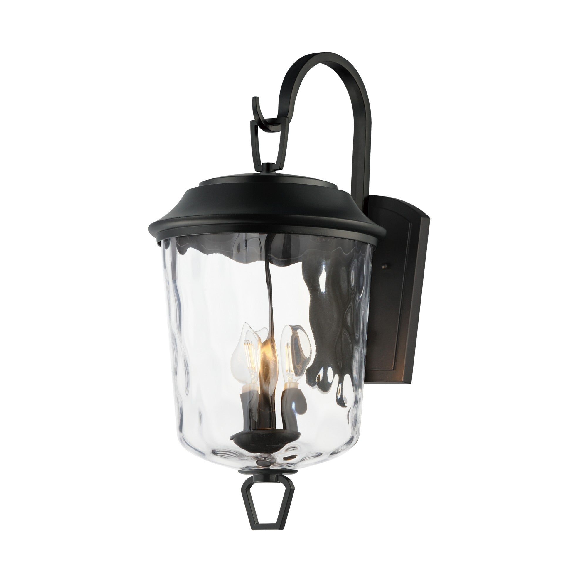 Prescott 22" 3-Light Outdoor Wall Sconce, Dark Bronze Finish - Bees Lighting