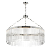 Jolie 34" LED Pendant, Polished Nickel Finish - Bees Lighting