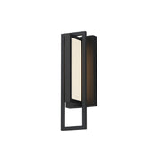 Formation VX 14" LED Outdoor Wall Sconce, Black Finish - Bees Lighting