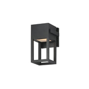 Strand VX 10" LED Outdoor Wall Sconce, Black Finish - Bees Lighting