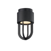 Quayside VX 8" LED Outdoor Flush Mount, Black Finish - Bees Lighting