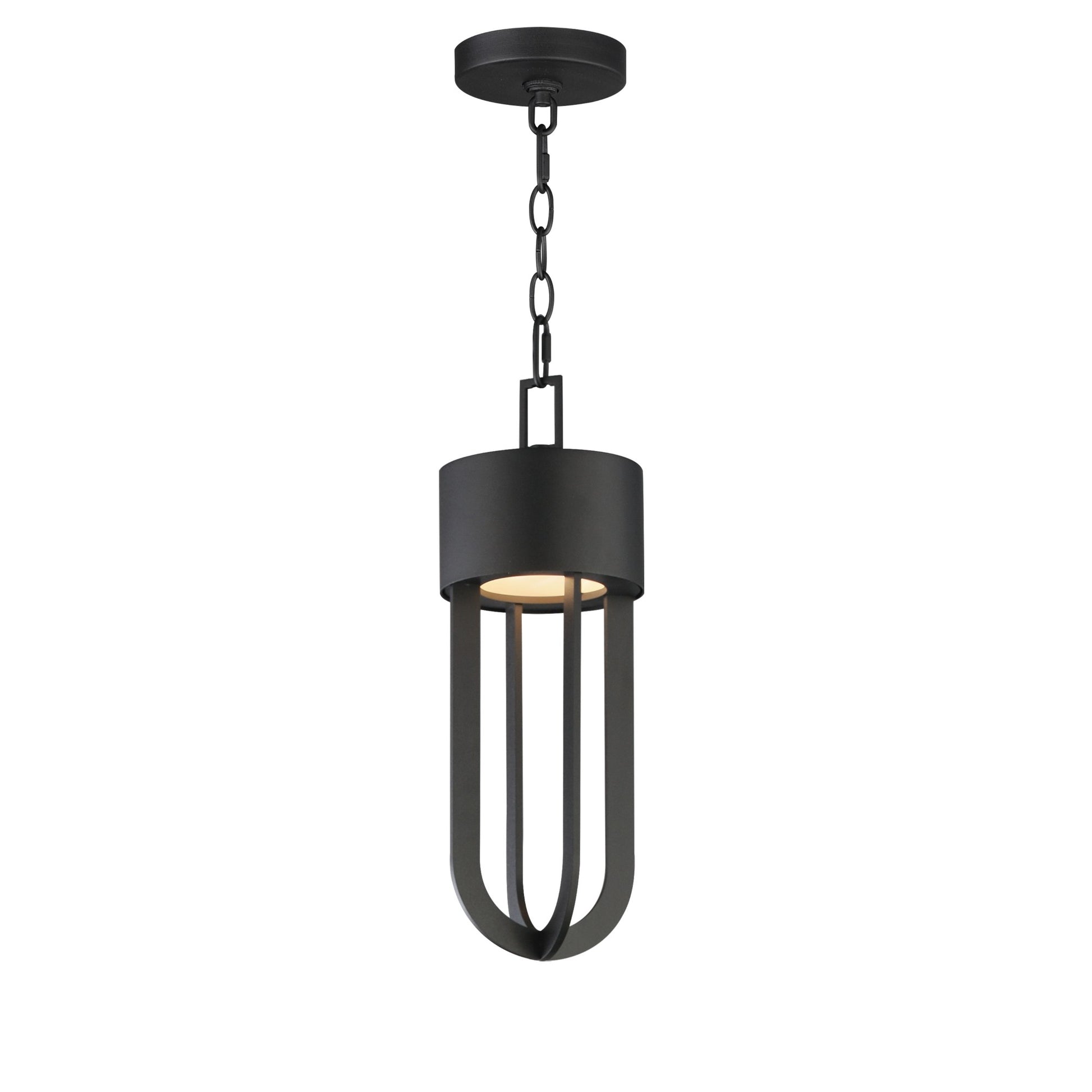 Quayside VX 14" LED Outdoor Pendant, Black Finish - Bees Lighting
