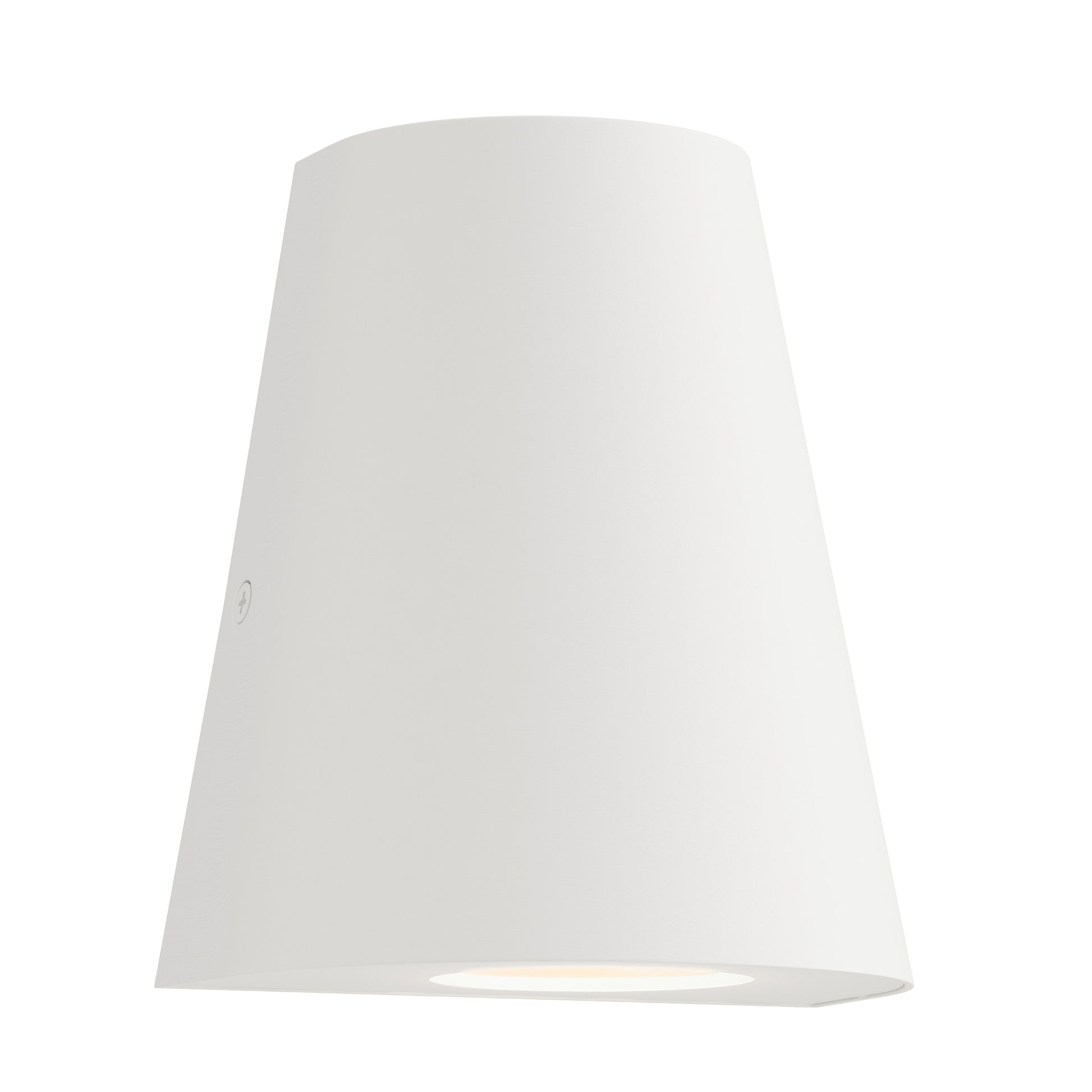 Taper 6" LED Outdoor Wall Sconce, White Finish - Bees Lighting
