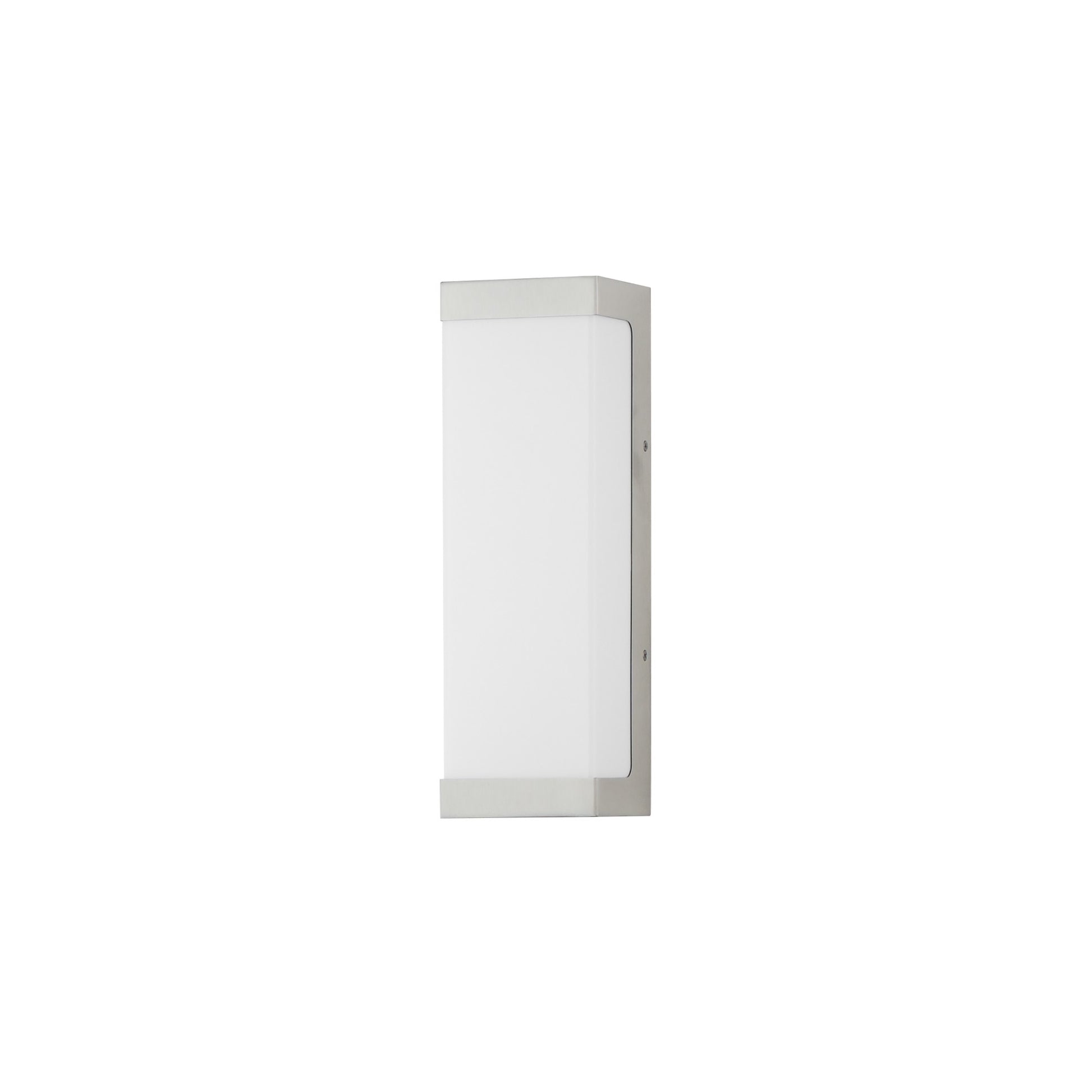 Tunnel 15" LED Outdoor Wall Sconce, Brushed Aluminum Finish - Bees Lighting