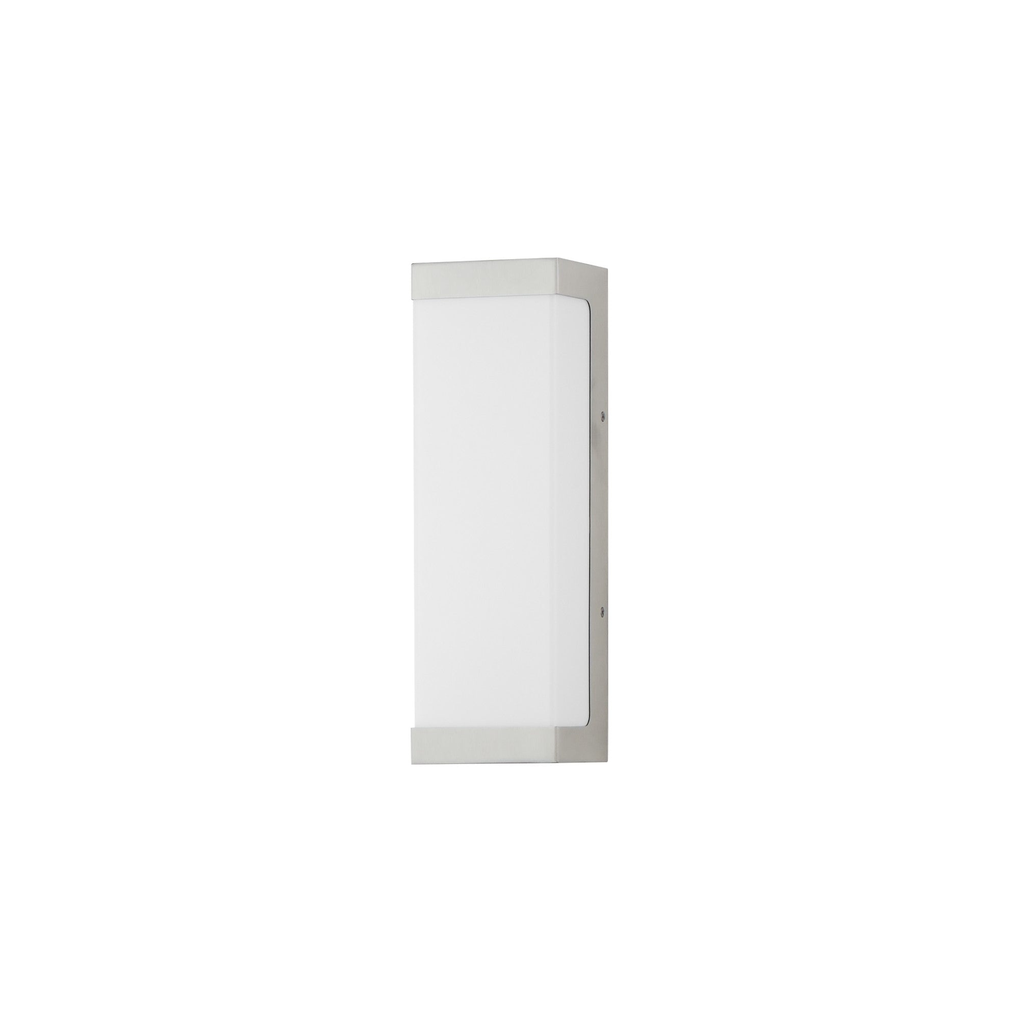 Tunnel 15" LED Outdoor Wall Sconce, Brushed Aluminum Finish - Bees Lighting