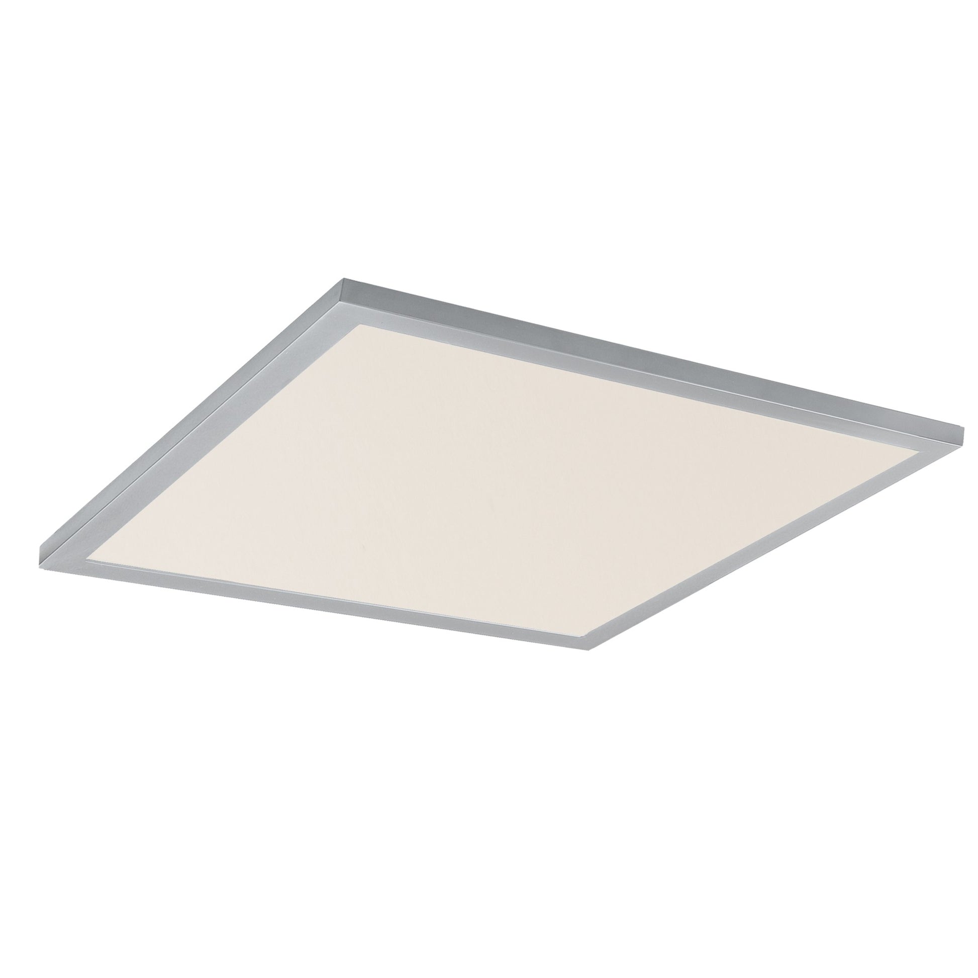 2x2 LED Flush Mount Panel, 40W, 2800lm, Selectable CCT, 120-277V, Brushed Aluminum - Bees Lighting