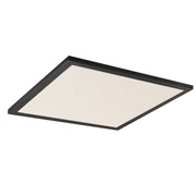 2x2 LED Flush Mount Panel, 40W, 2800lm, Selectable CCT, 120-277V, Black - Bees Lighting