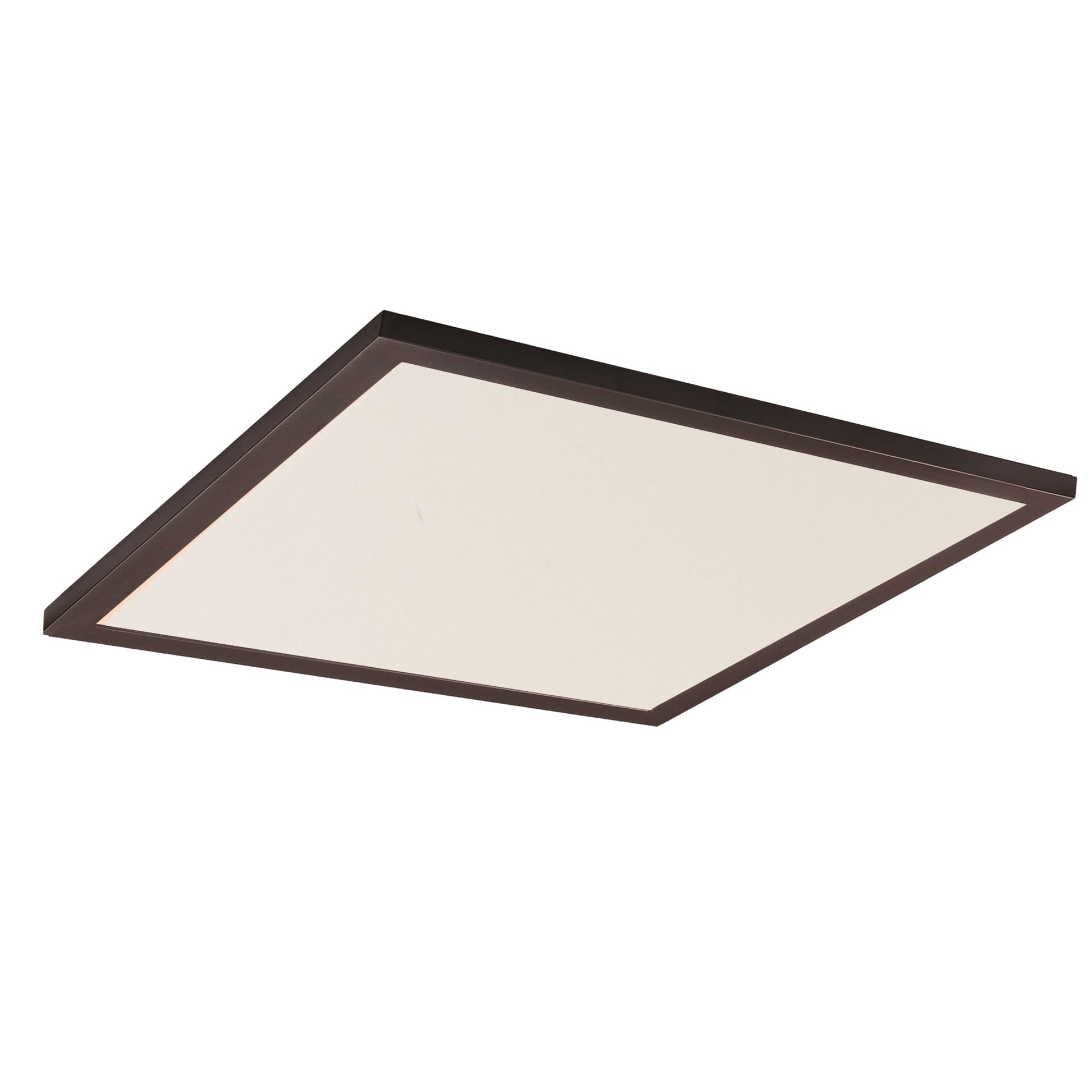 2x2 LED Flush Mount Panel, 40W, 2800lm, Selectable CCT, 120-277V, Bronze - Bees Lighting
