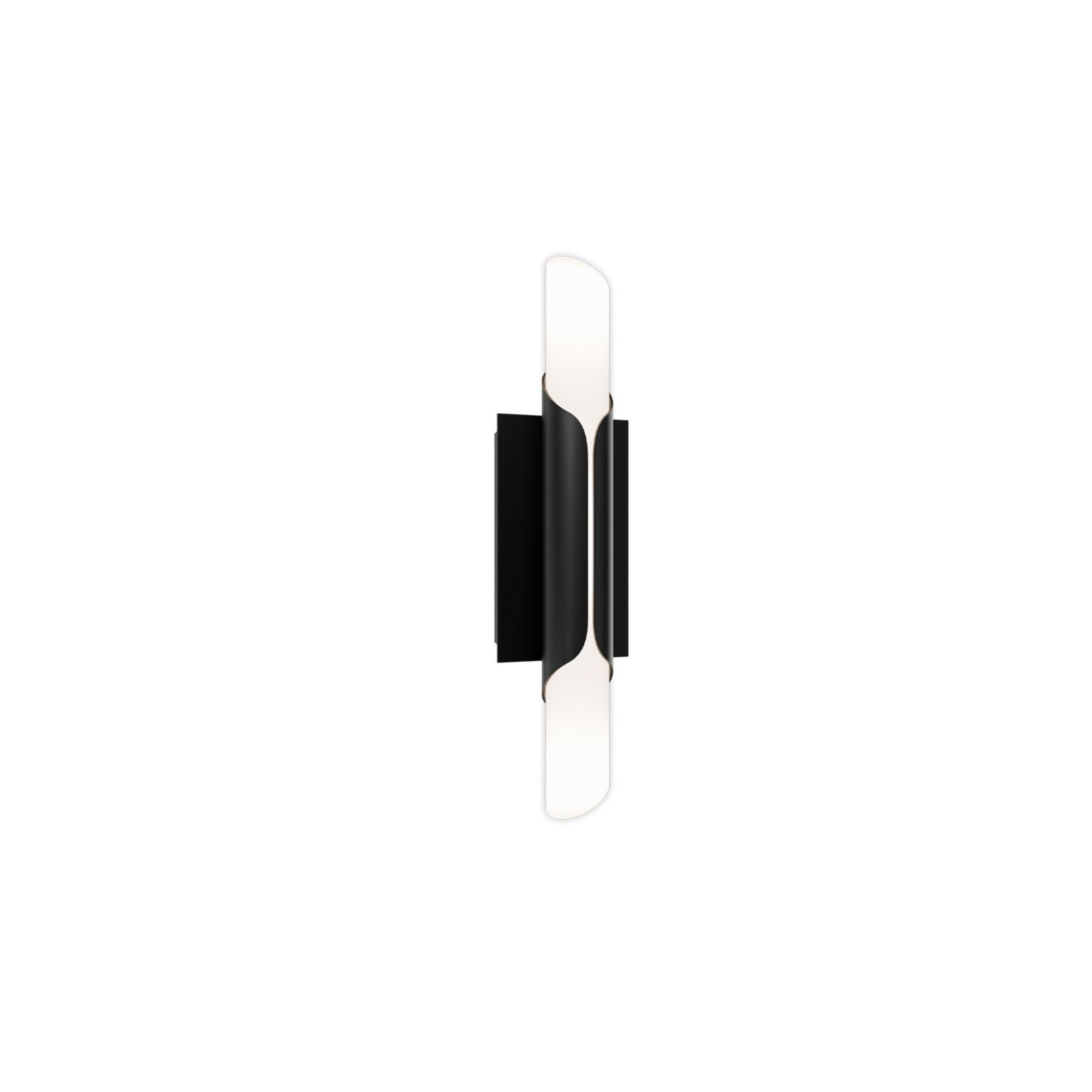 Wrappe 18" LED Wall Sconce, 4CCT, Black Finish - Bees Lighting