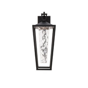 Manchester 25" LED Outdoor Wall Sconce, 4CCT, Black Finish - Bees Lighting