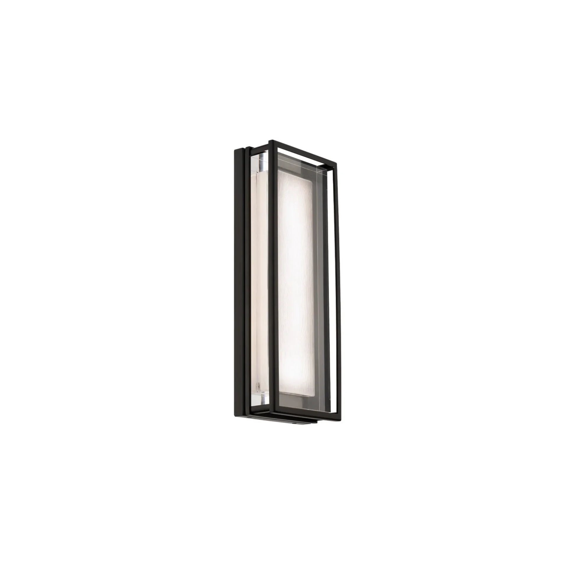 Beech 16" LED Outdoor Wall Sconce, 4CCT, Black Finish - Bees Lighting