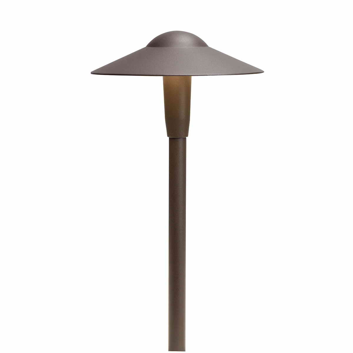 3W 250 Lumens LED Short Dome Path Light Textured Architectural Bronze