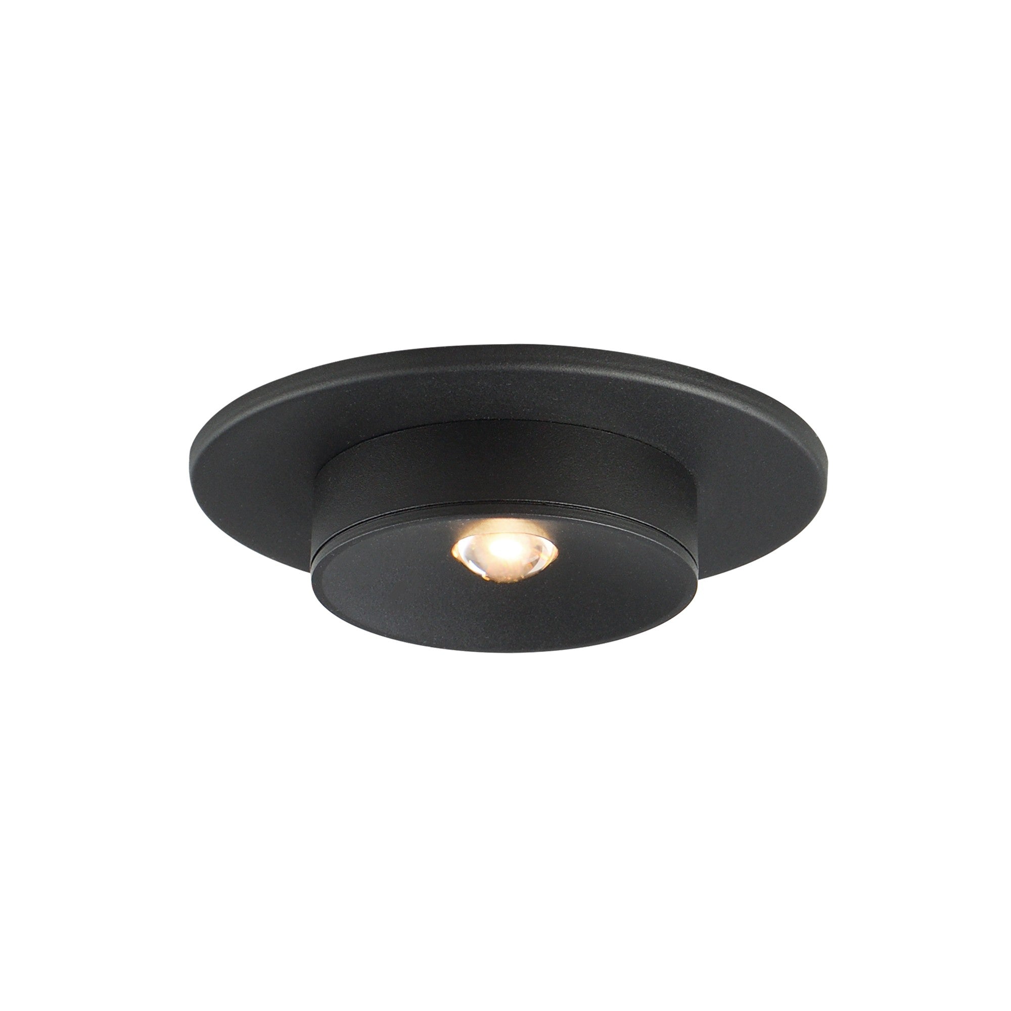 Caldera 5" LED Flush Mount, Black Finish - Bees Lighting