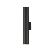 Caldera 20" LED Outdoor Wall Sconce, Black Finish - Bees Lighting