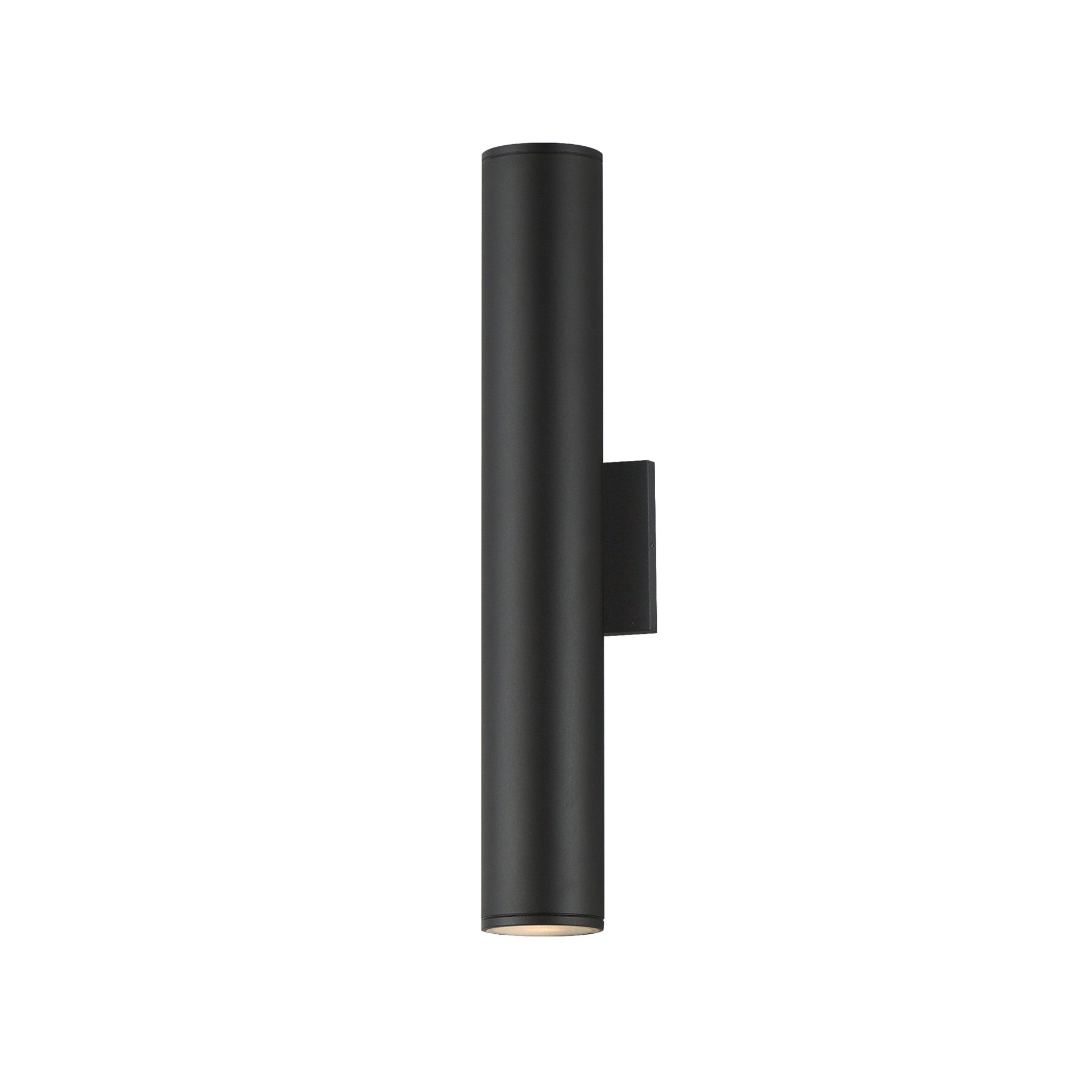 Caldera 20" LED Outdoor Wall Sconce, Black Finish - Bees Lighting