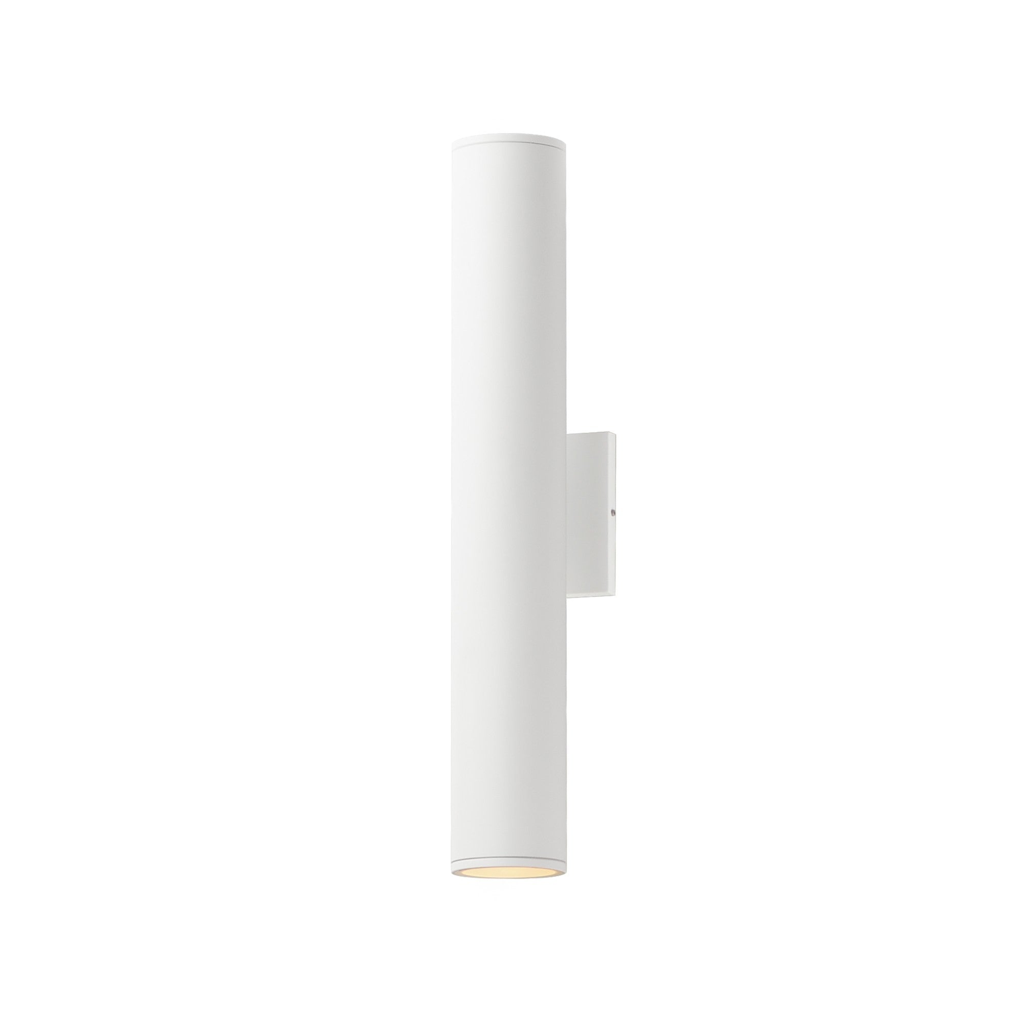 Caldera 20" LED Outdoor Wall Sconce, White Finish - Bees Lighting