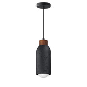 Pompeii 11" Pendant, Lava / Black Finish - Bees Lighting