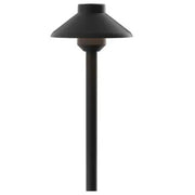 Stepped Dome 22" Path Light, 2700K, Textured Black