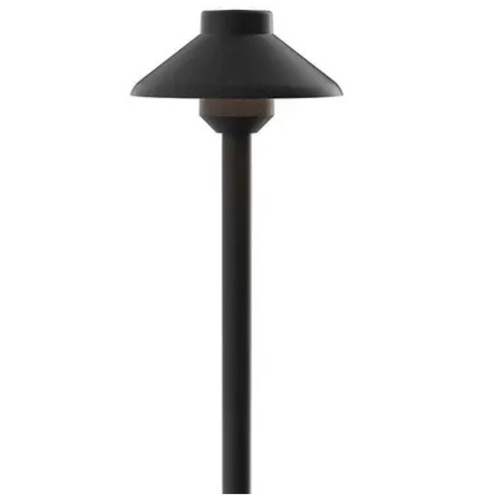 Stepped Dome 22" Path Light, 2700K, Textured Black