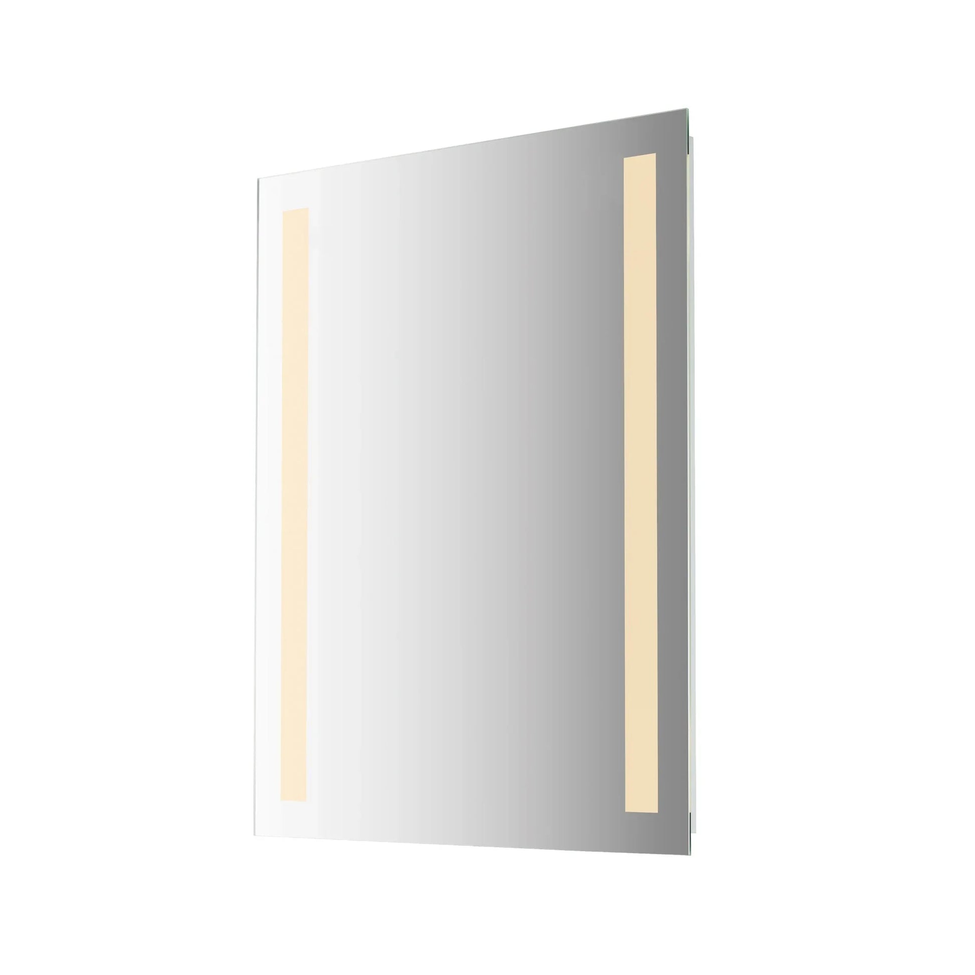 Project Mirror 24"W x 30"H 2 Strip LED Mirror - Bees Lighting