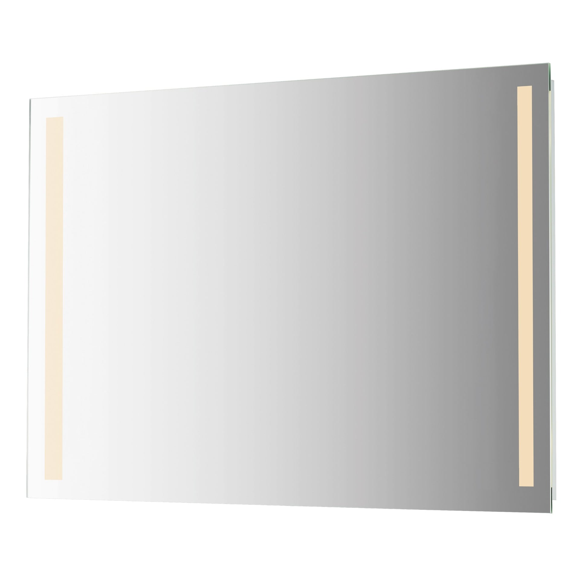 Project Mirror 48"W x 30"H 2 Strip LED Mirror - Bees Lighting