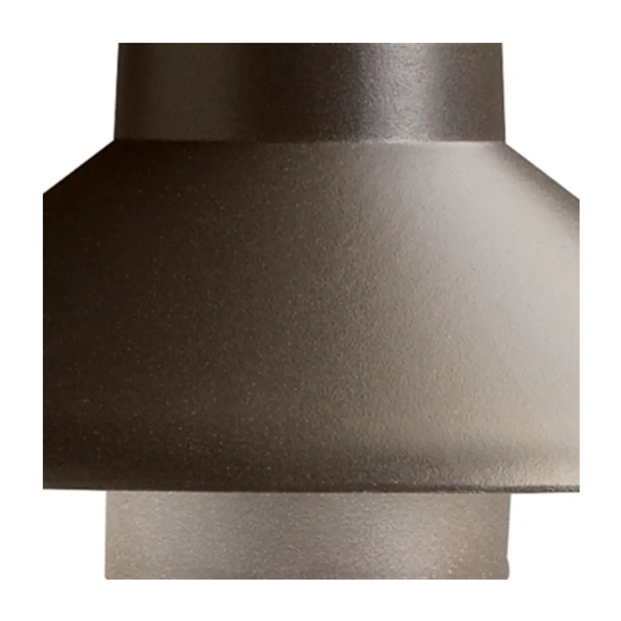 Stepped Dome 15" Path Light, 2700K, Textured Architectural Bronze