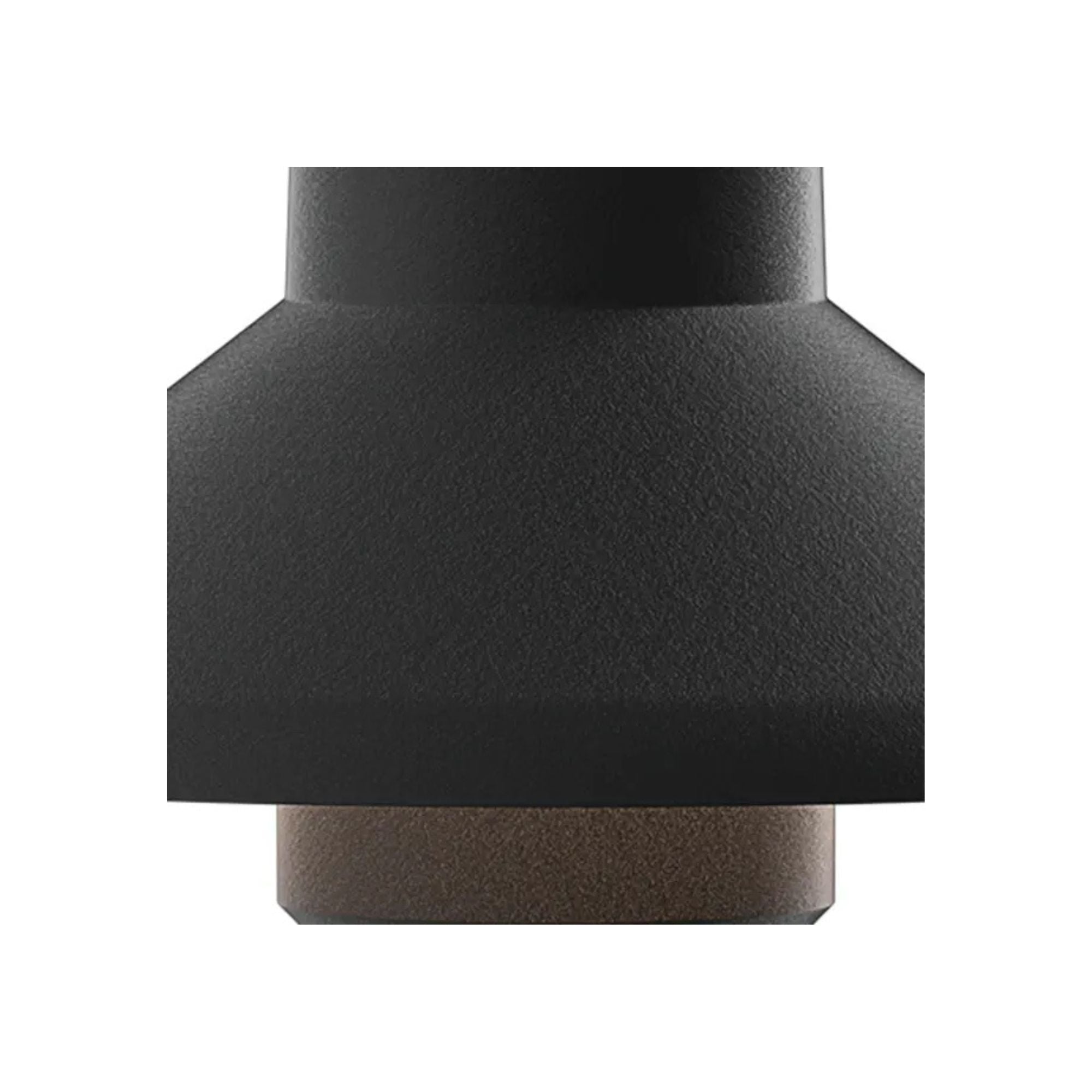 Stepped Dome 15" Path Light, 2700K, Black Textured