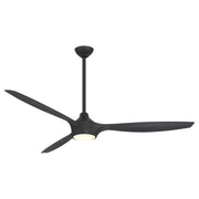 Pierce 65" Black Coal LED Smart Ceiling Fan - Bees Lighting