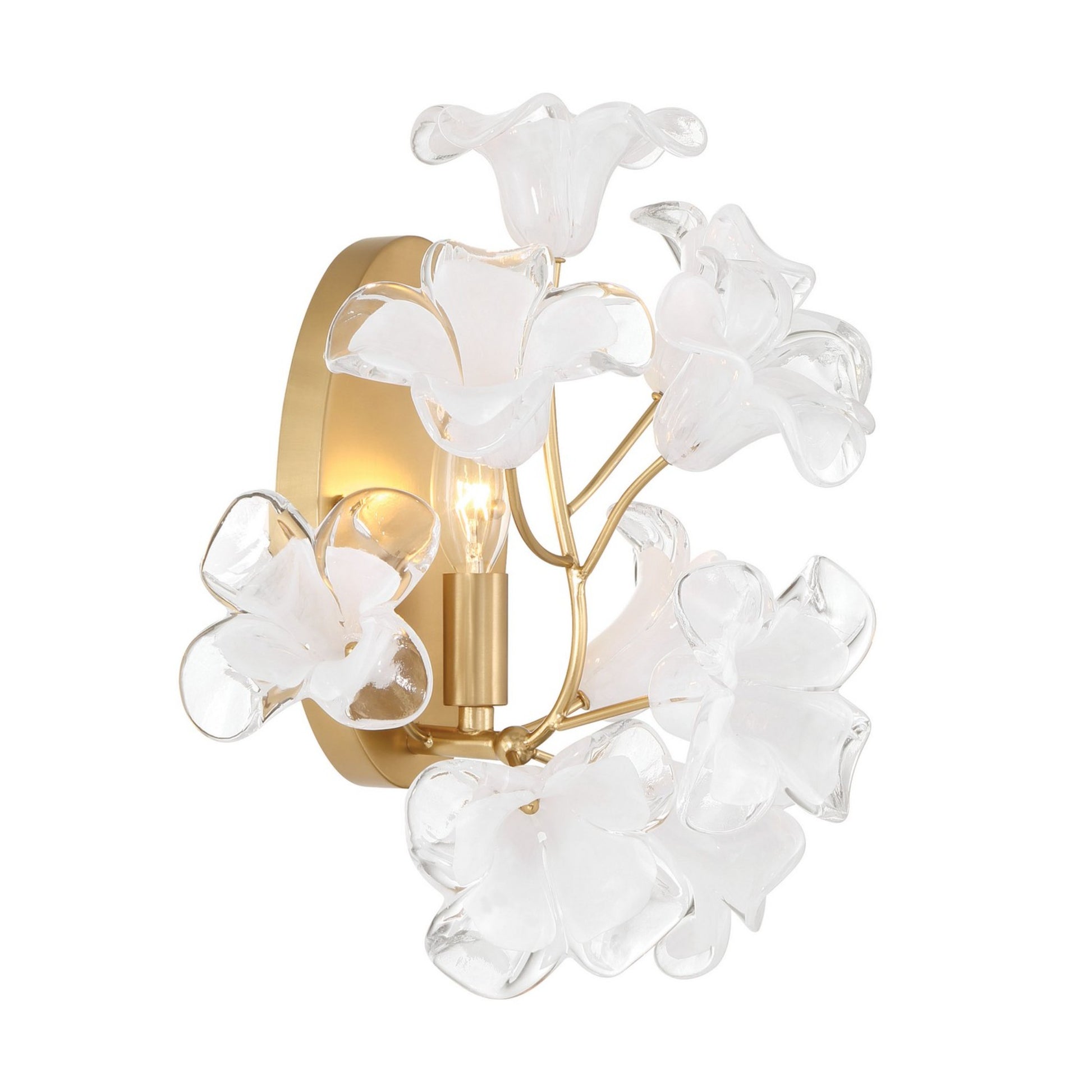 Bloome 15" Wall Sconce, Legacy Brass Finish - Bees Lighting