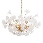 Bloome 37" 8-Light Chandelier, Legacy Brass Finish - Bees Lighting
