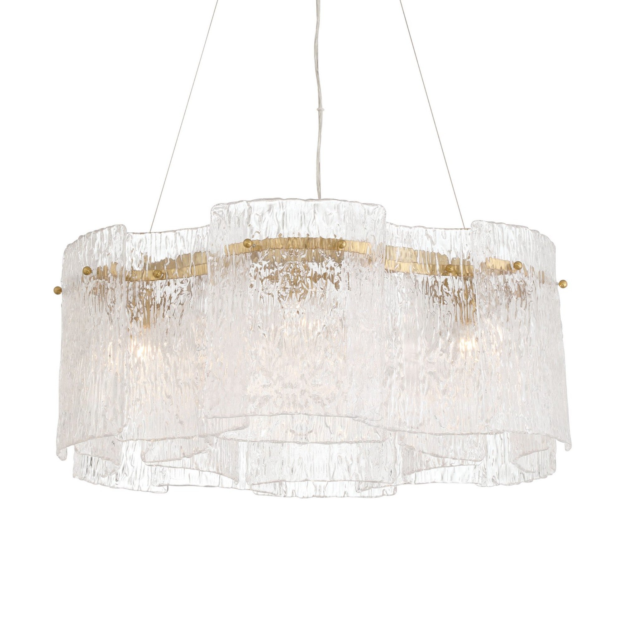 Brookstreet 30" 6-Light Pendant, Legacy Brass Finish - Bees Lighting