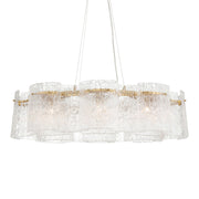 Brookstreet 43" 8-Light Pendant, Legacy Brass Finish - Bees Lighting