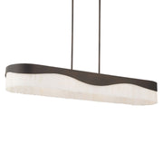 Sway 48" 6-Light Island Light, Dark Bronze Finish - Bees Lighting