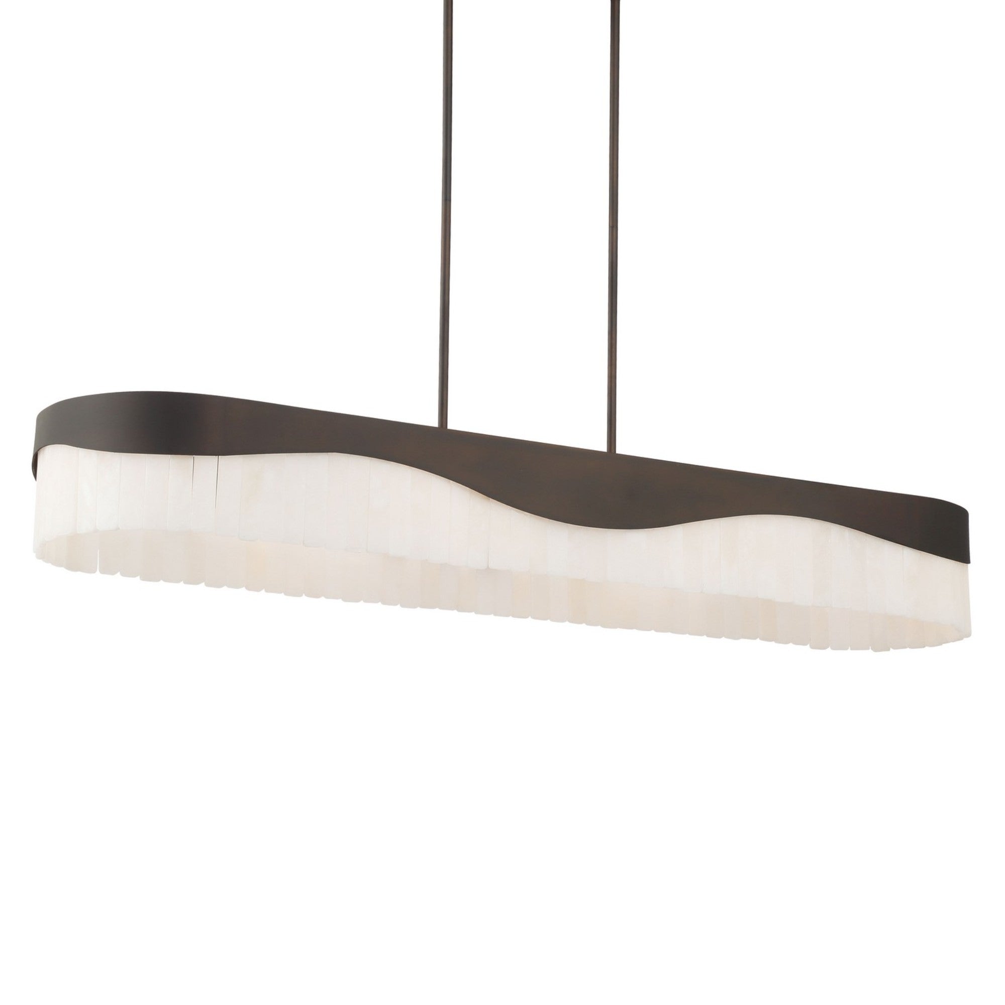 Sway 48" 6-Light Island Light, Dark Bronze Finish - Bees Lighting