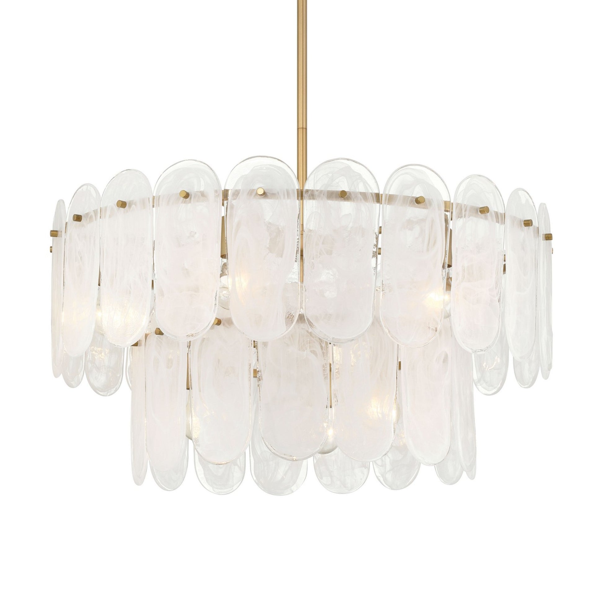 Oldmill 30" 9-Light Pendant, Legacy Brass Finish - Bees Lighting
