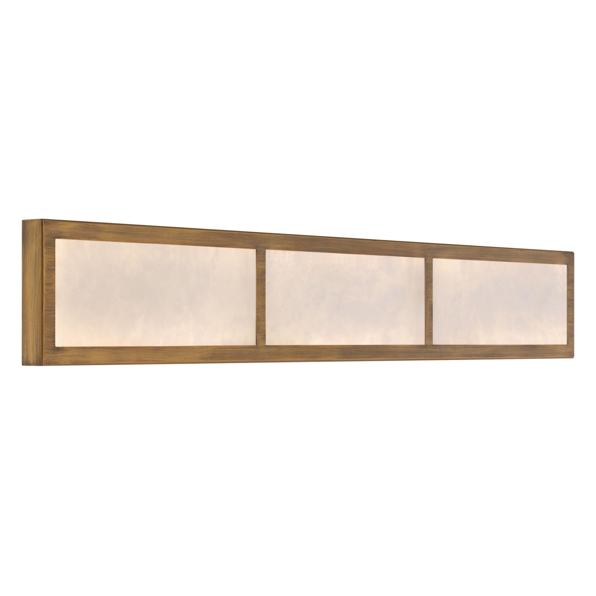 Stiles 36" LED Bathroom Vanity Light, Ashen Gold Finish - Bees Lighting