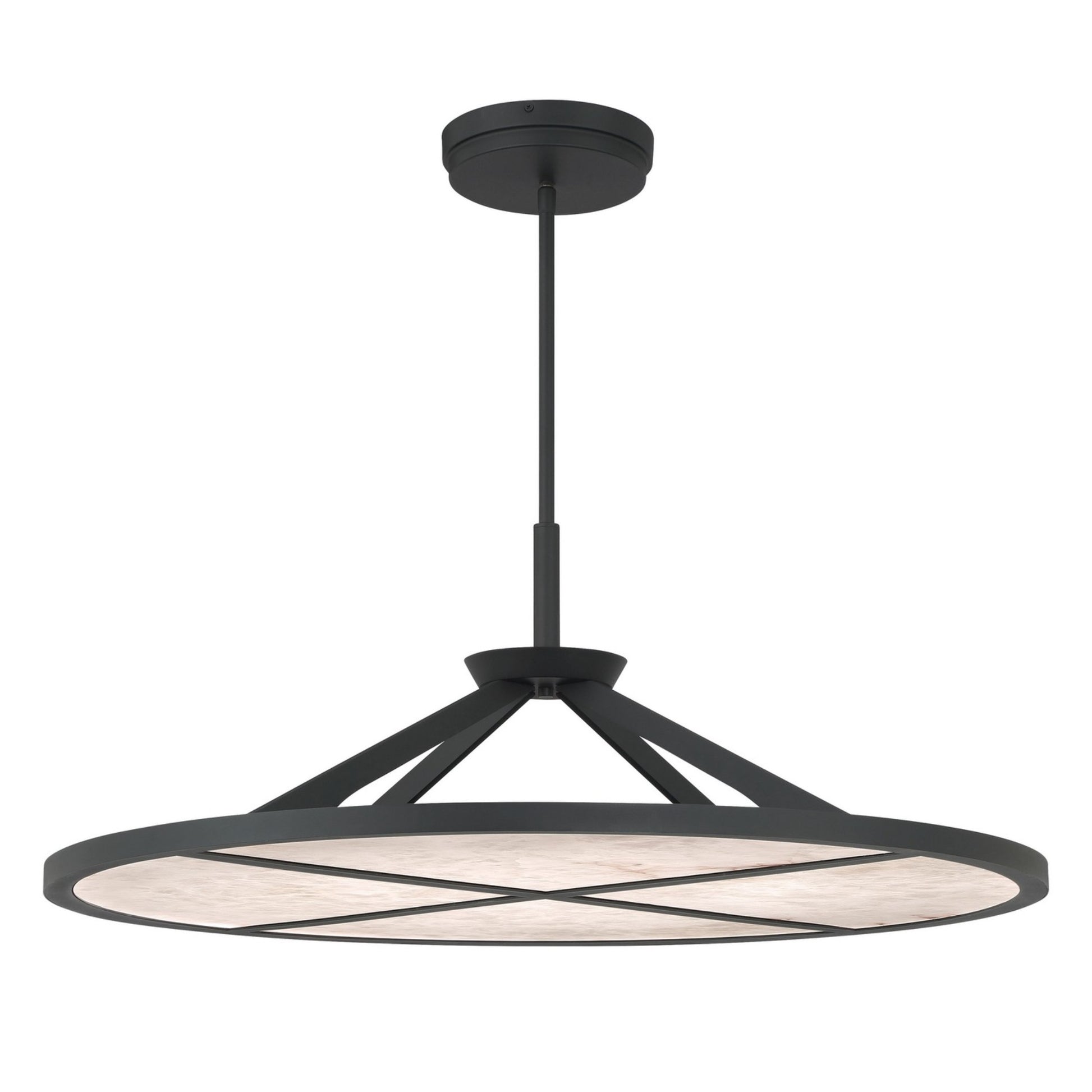 Stiles 36" LED Pendant, Sand Coal Finish - Bees Lighting