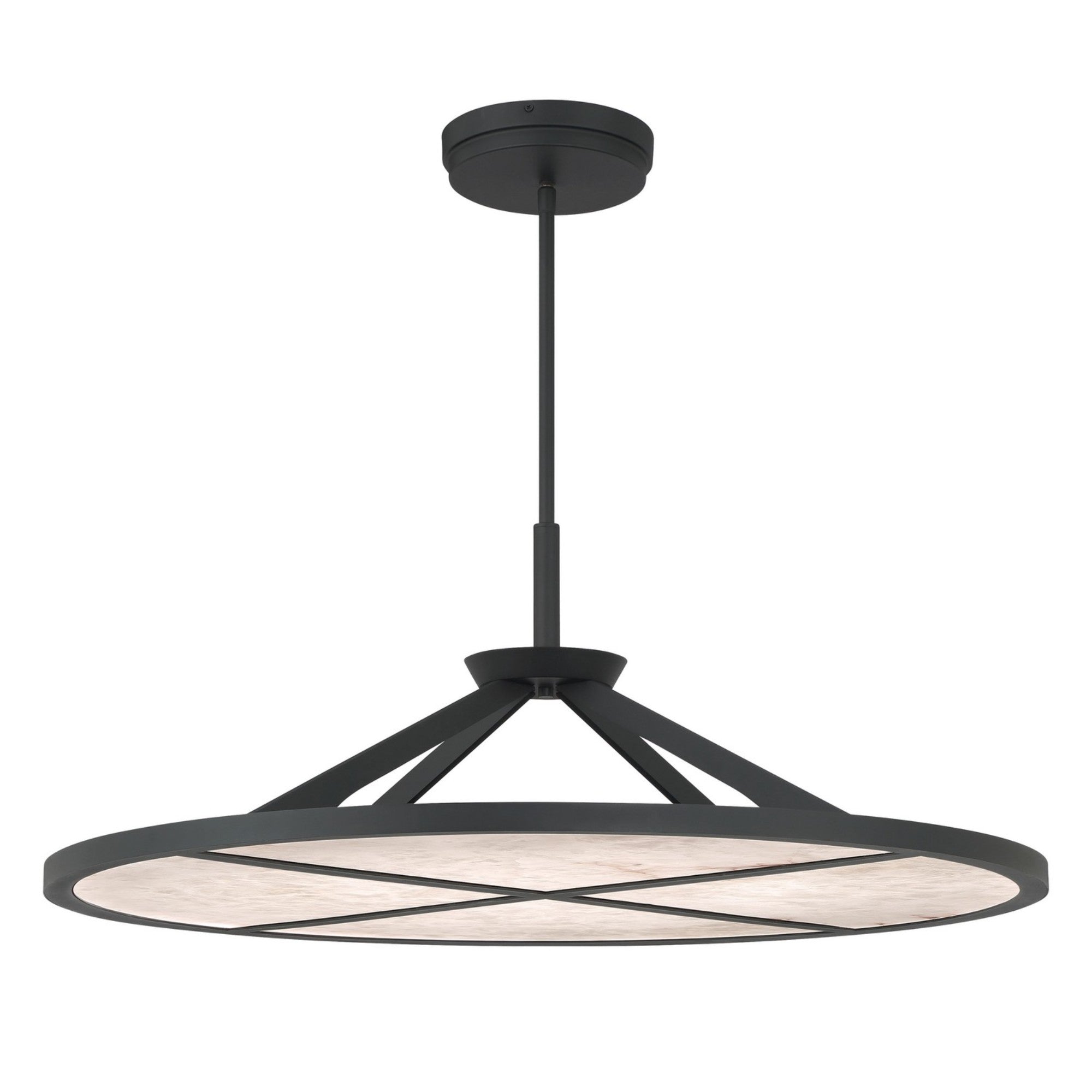 Stiles 36" LED Pendant, Sand Coal Finish - Bees Lighting
