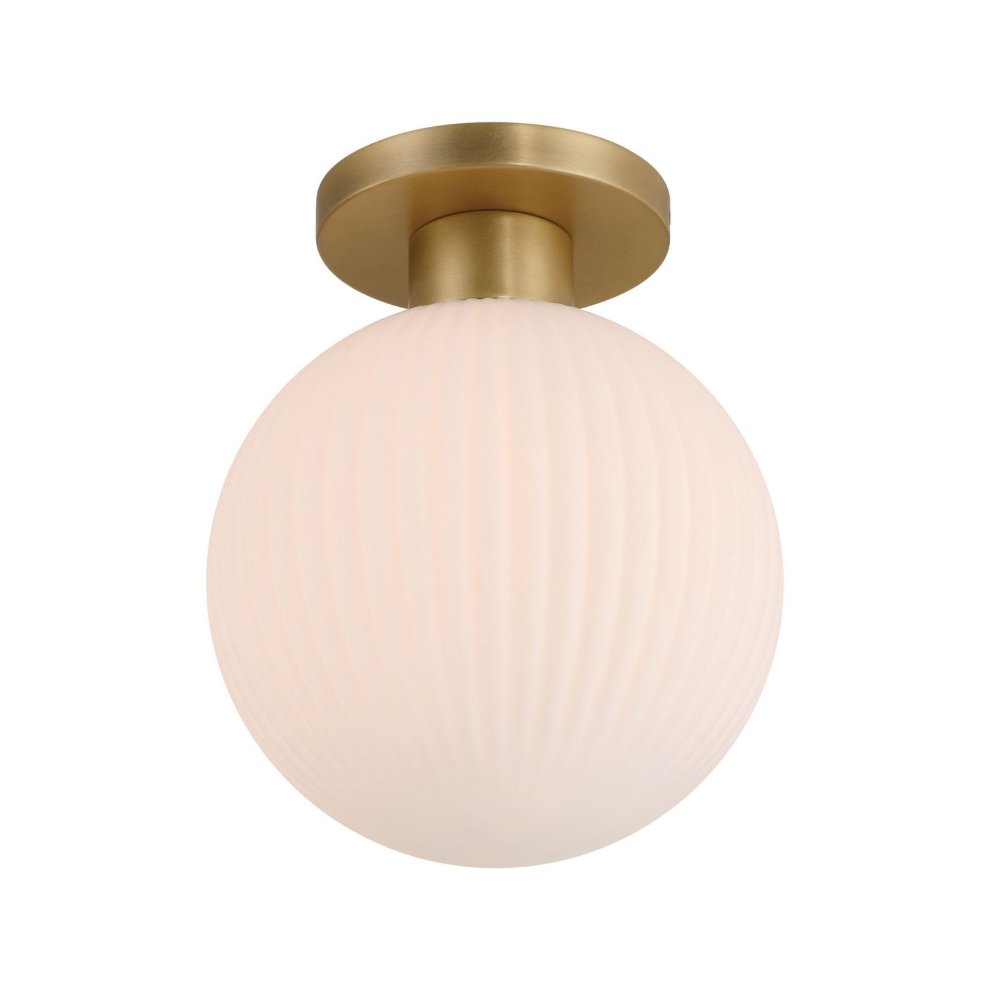 Fenton 12" Flush Mount, Legacy Brass Finish - Bees Lighting