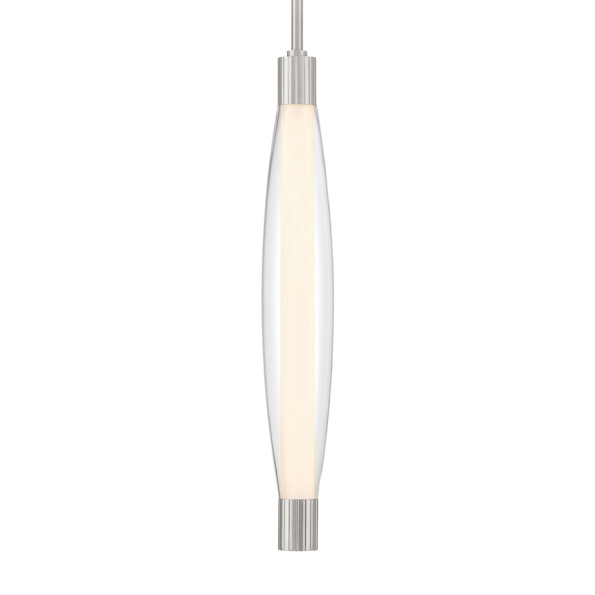 Verto 3" LED Pendant, Brushed Nickel Finish - Bees Lighting