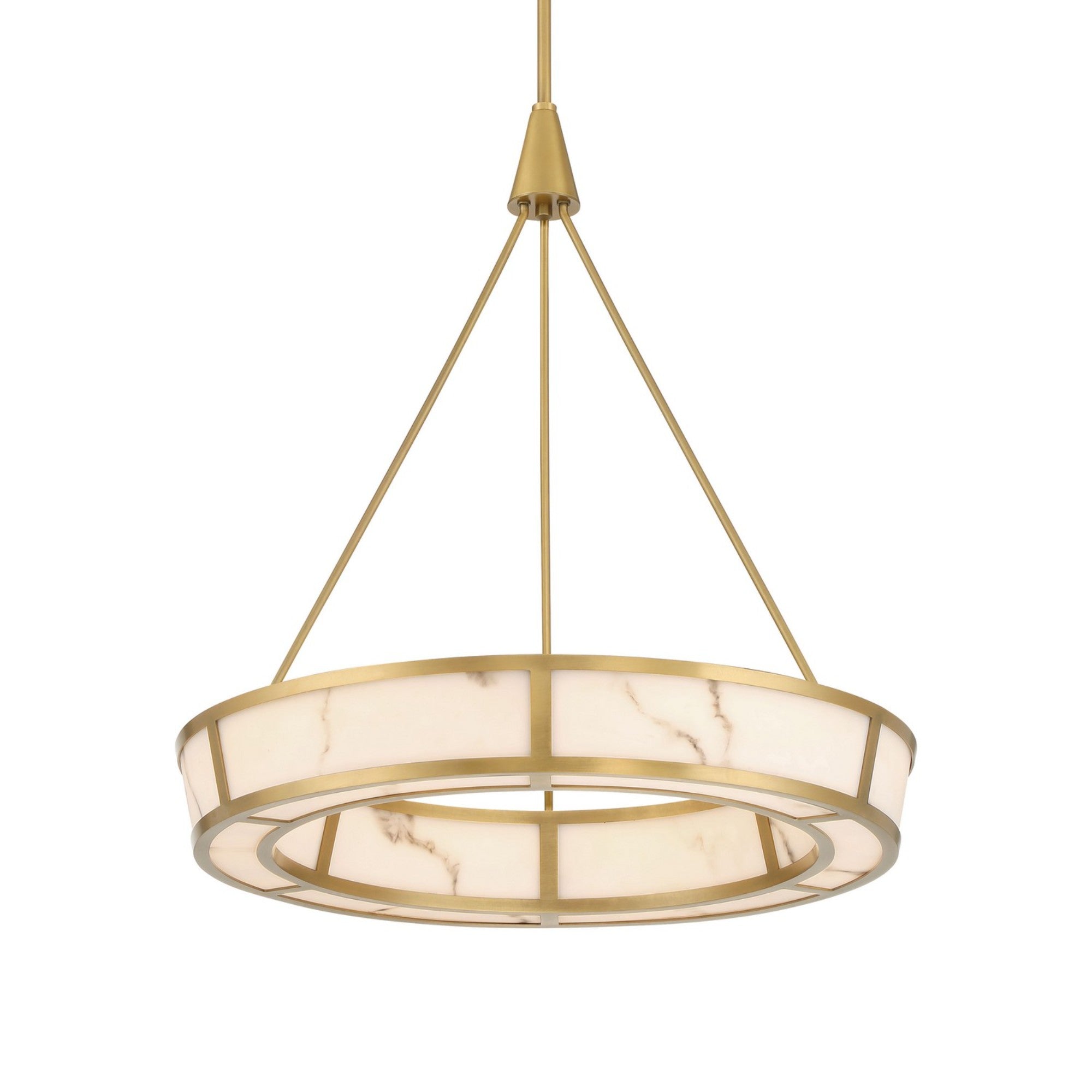 Velaris 24" LED Pendant, Legacy Brass Finish - Bees Lighting