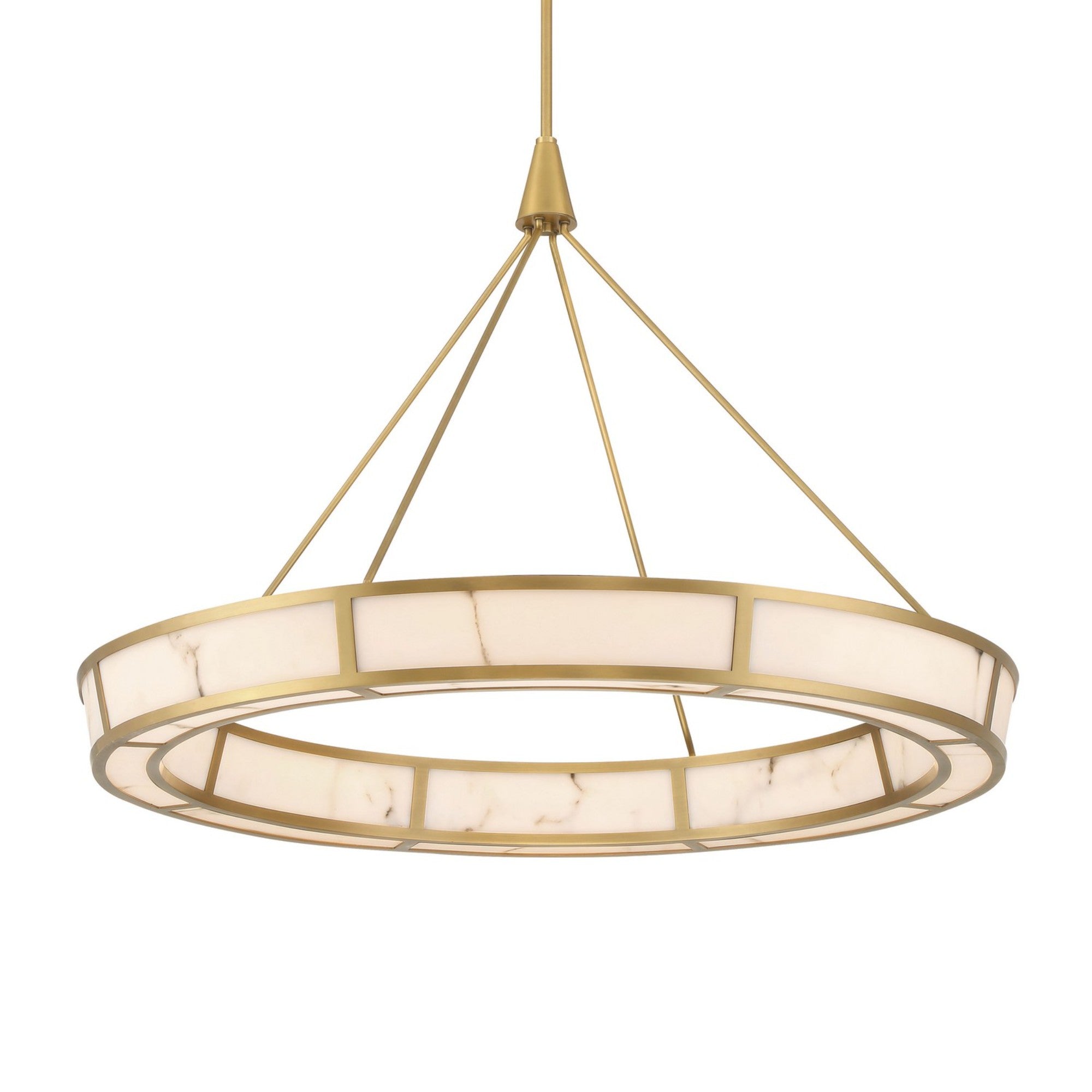 Velaris 36" LED Pendant, Legacy Brass Finish - Bees Lighting