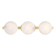 Zill 24" 3-Light LED Bath Light, Lily Gold Finish - Bees Lighting