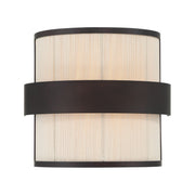Harbor Wrap 10" 2-Light Wall Sconce, Legacy Brass & Bronze Finish - Bees Lighting
