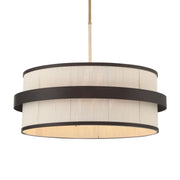 Harbor Wrap 28" 6-Light Pendant, Legacy Brass & Bronze Finish - Bees Lighting