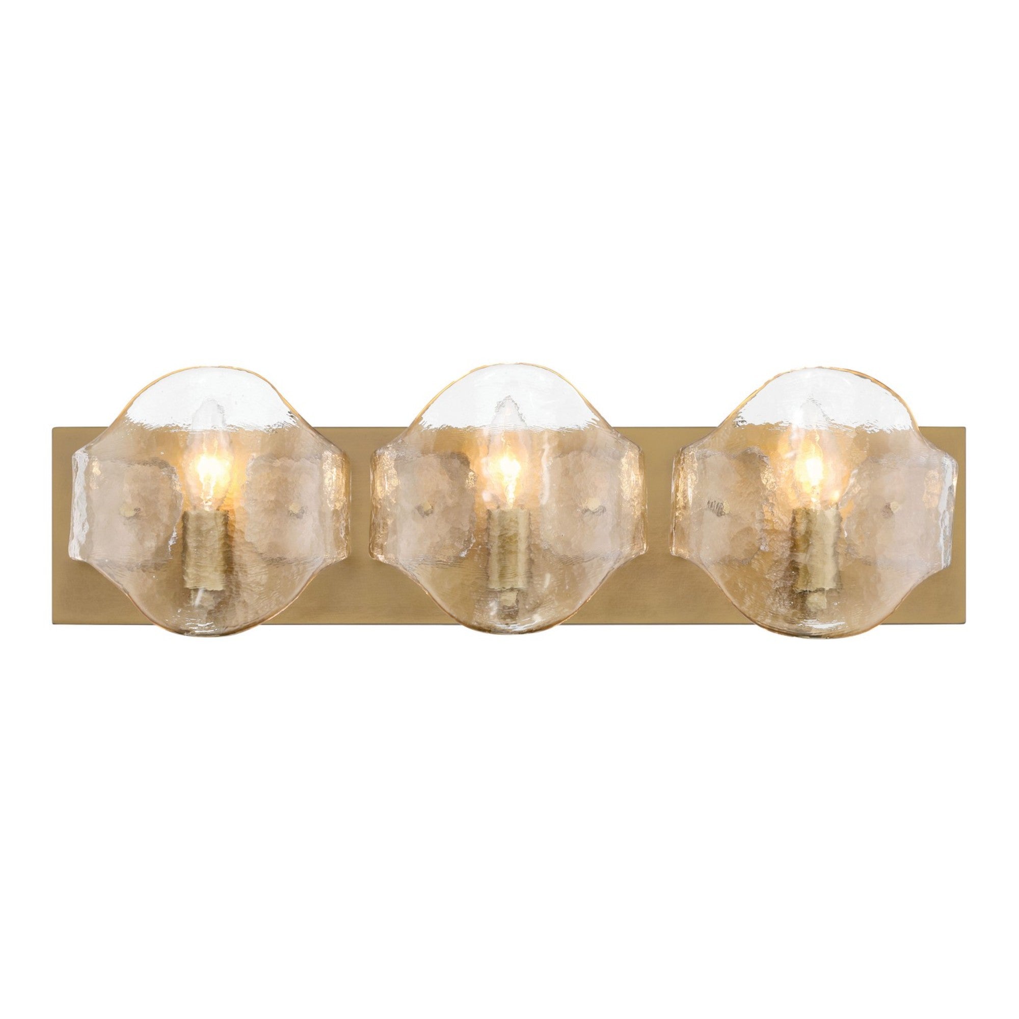 Elora 23" 3-Light Bath Vanity, Legacy Brass Finish - Bees Lighting