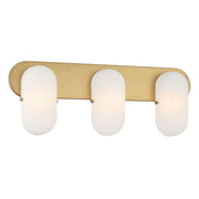 Heathcote 24" 3-Light Bath Vanity, Legacy Brass Finish - Bees Lighting