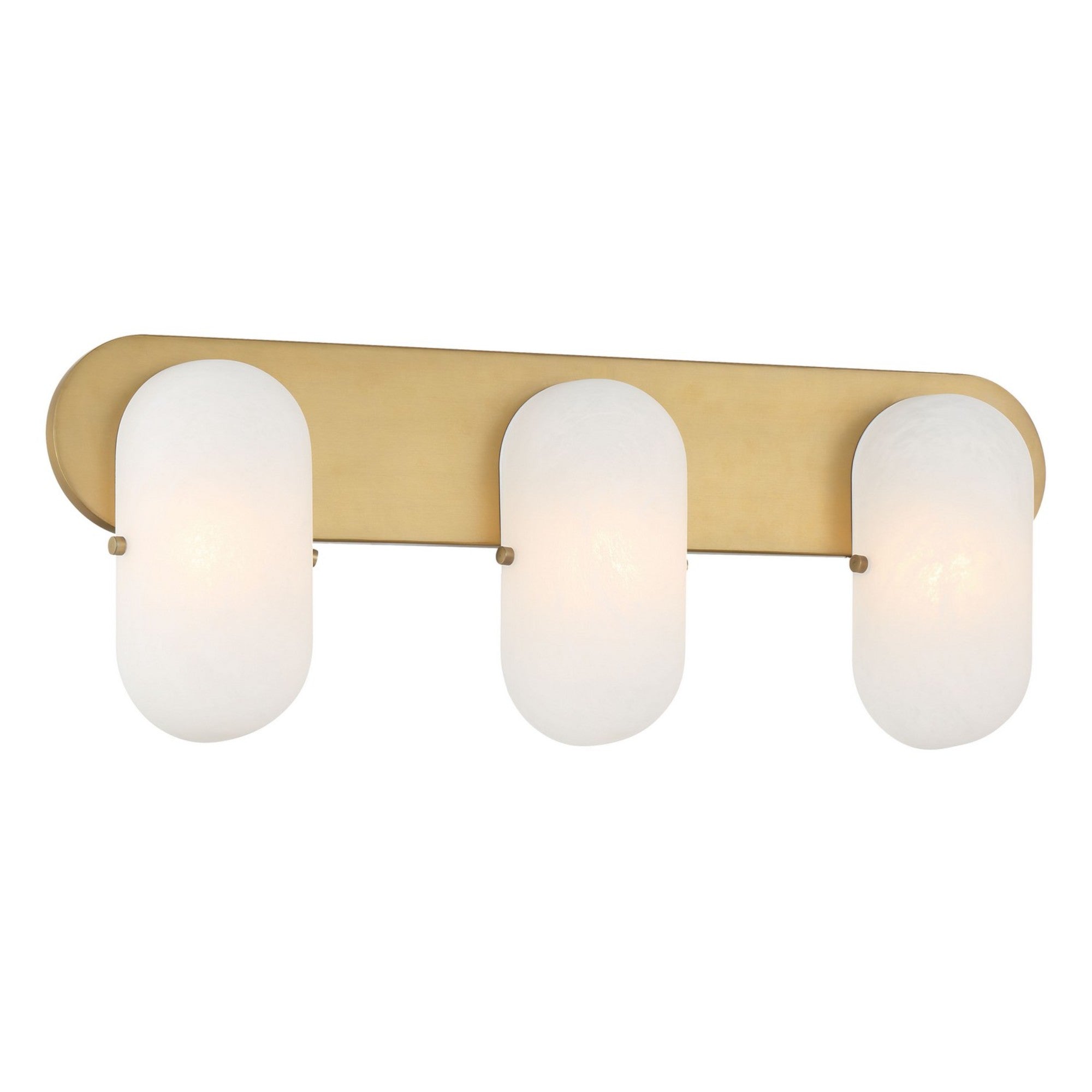 Heathcote 24" 3-Light Bath Vanity, Legacy Brass Finish - Bees Lighting